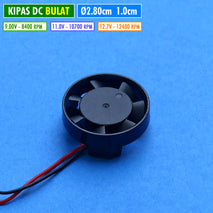 Kipas D2 Laser 28mm Kipas DC Bulat 2.8cm Kipas High Speed Brusless Ball Bearing DIY Pendingin Led Lampu Sorot Tembak Projector DRL Fog Lamp Kabut Tahan Hujan