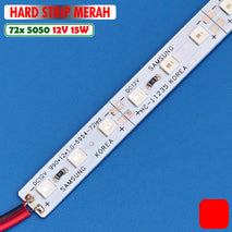 Hard Strip 99Cm MERAH 12V 15W 72x Led SMD 5050 Iklan Huruf Neon Box