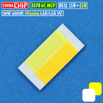 Chip LED 3570 30W 6C Dual Kuning Putih MCP CSP Laser Projie BiLED 9V