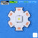 Led Yinding 10W Putih 6500K 7000K 20mm Chip Bulat Copy Mata Lampu Senter Led Throw Taff Swat Police Senter Kepala Dony Luby Surya Kawachi Aoki Cahaya Visero Probest