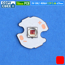 Led Cree Merah 5W Copy Cree XML2 T6 Merah 520nm Mata Lampu Senter Led Throw Berburu Mata Led Lampu Rem Sign APiLL Tanda Jalan Dekorasi Ambient Panggung