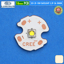 Luminus 10W SST-20 Siang 5000K SST20 DayLight Mata LED Senter 16mm 3A