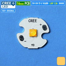 Cree XTE 3000K Warm Original Chip Led XT-E 5W 8W Max Mata Senter Led Mini Lampu Fotografi Baca Display Par Sorot Akuarium Head Fog Lamp Senter Kepala