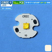 Cree XTE 5000K DayLight Original Chip Led XT-E 5W 8W Max Mata Lampu Fotografi Baca Display Par Sorot Akuarium Head Fog Lamp Senter Led Mini Kepala