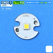 Cree XHP35 HI Original Chip 13W Putih 5700K 12V 16mm Mata Led Senter Throw Fenix Nitecore Acebeam Olight Maglite Led Lampu Tembak Sorot DRL Senja Kota Head Fog Lamp