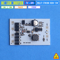 Multi Modul Rem 15W Driver LED 1860 D2 Laser MCP 3570 Strobe Kedip Stop Flash Strobo PCB Aluminium 1.5A 1A DC 7-30V HPL 5W Cree XPG XTE T6 Strobe Module
