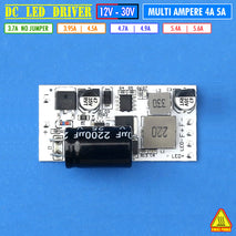 Driver Multi Ampere LED 5A 4.8A 4A Kipas Fan MCP 7070 4575 3570 3870 50W 42W 29W SST40 XML3 XHP Projie BiLed Laser AKI