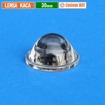 Custom DIY Lensa 30mm Kaca Cembung Datar H.16 Part Lampu Led Lensa 1.2 Inch MCP HPL Cree SST Osram Yinding Biled Projie 1.2