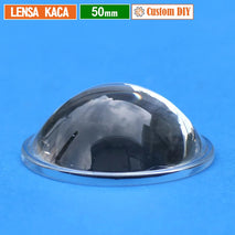 Custom DIY Lensa 50mm Kaca Cembung Datar H.22 Part Lampu Lensa Led 2 Inch MCP HPL Cree SST Osram Yinding Biled Projie 2