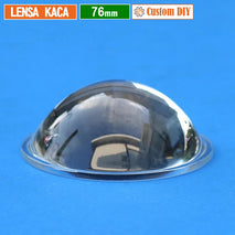 Custom DIY Lensa 76mm Kaca Cembung Datar H.29 Part Lensa Biled Fog Lamp Projie 3 Inch Yinding MCP Osram Mini Beam Laser Led 3