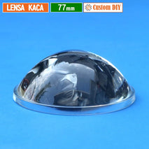 Custom DIY Lensa 77mm Kaca Cembung Datar H.30 Part Lensa Biled Fog Lamp Projie 3 Inch Yinding MCP Osram Mini Beam Laser Led 3