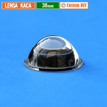 Custom DIY Lensa 38mm Kaca Cembung Datar H.19 Part Lampu Lensa Led 1.5 Inch MCP HPL Cree SST Osram Yinding Biled Projie 1.5