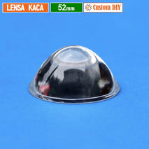 Custom DIY Lensa 52mm Kaca Cembung Datar H.26 Part Lampu Lensa Led 2 Inch MCP HPL Cree SST Osram Yinding Biled Projie 2