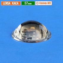 Custom DIY Lensa 57mm Kaca Cembung Datar H.22 Part Lensa Mini Beam Laser Led 2.3 Inch Yinding MCP Osram Biled Projie 2.3