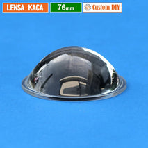 Custom DIY Lensa 76mm Kaca Cembung Datar H.29 Part Lensa Biled Fog Lamp Projie 3 Inch Yinding MCP Osram Mini Beam Laser Led 3