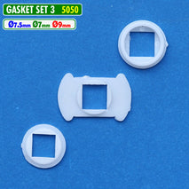 DIY Gasket 5mm 5050 Set 3 Buah Fitting Senter Pembatas LED Reflector