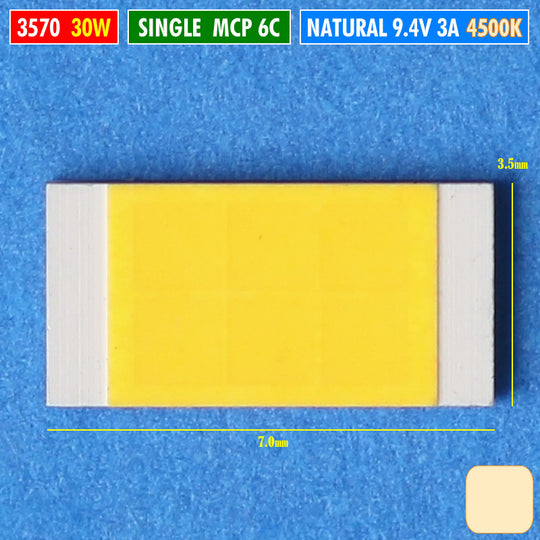 3570 Led Chip Chip LED 3570 30W 6C Single Natural Putih 4500K 9V D2 Laser Projie BiL ...