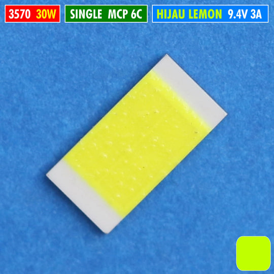 3570 Led Chip Chip LED 3570 30W 6C Single Hijau Lemon 9V D2 Laser Projie BiLED Lumin ...