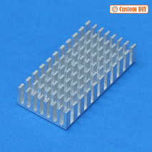 Custom DIY Heatsink 55x25x10mm Aluminium Sirip Silver Pendingin IC Mosfet Power Modul Led Driver Module 5.5x2.5x1cm Almunium