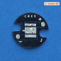 Custom DIY PCB 16mm 5050 Aluminium Chip Led Ukuran 5mm x 5mm T6 XML XML2 Cree Luminus Yinding Lampu Senter Led