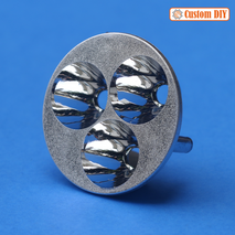Custom DIY PMMA Reflektor 3 Mata DO.49mm DI.6mm T.17mm Lampu Led Sorot Downlight Plafon Par Spot Akrilik Tahan Panas
