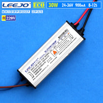 Driver Led HPL COB 30W 900mA WaterProof IP65 Leejo Eco Input AC 220V Driver Lampu Sorot Tembak Plafon Taman Kerja Jalan Display Spot Down light Baliho