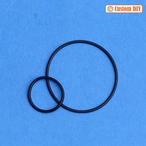 Custom DIY Karet Seal Senter Led C8 C10 C12 Sepasang O Ring Senter Ultrafire Swat Taff Led Police ORing OD 21mm Dan 41mm Tebal 1.5mm Bulat Hitam