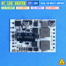 Driver LED Dual ON 2.4A 3.8A Multi Ampere 2.9A 3.3A Kipas Fan MCP 7070 4575 3570 80W 60W 50W Projie BiLed D2 Laser 3 Color Tiga Warna AKI