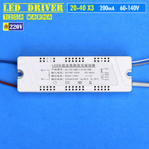 Driver Led 3 Warna 20-40 X3 200mA Driver Lampu Hias Gantung Ring Light Tempel Plafon Led Dua Tiga Warna 50W 60W 70W 80W Lampu Chandelier Kristal Tanpa Remote