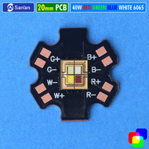 Sanan 40W Led RGB W 6065 Multi Color RGBW 55W 4 Warna Lampu Led Lighting Panggung Stage Teater Sorot Disko Moving Head Beam Spot Wash Efek Konser