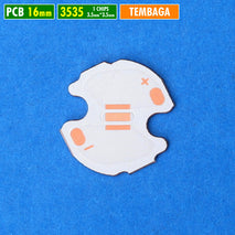 PCB 16mm 3535 Tembaga Led 3.5x3.5mm XPE XTE XPG XPL P35 TF1 PCB Mata Lampu Chip Led SMD Ukuran 3.5mm x 3.5mm Led Cree SST Yinding Sanan