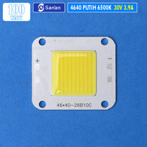 Led HPL 100W COB 4640 Putih 6000K 6500K Sanan Chip 120W Mata Lampu Led Taman Sorot Tembak Gudang Kerja PJU Jalan Stadion Pabrik Panggung Lapangan