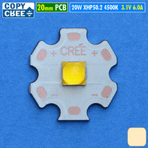 Copy Cree XHP50.2 20W Led 4500K 3V 6A Cahaya Bulan Purnama Led P50 XHP50 XP50 Part Mata Lampu Senter Led Swat Taff Dony Luby Surya Kawachi Aoki Visero Probest