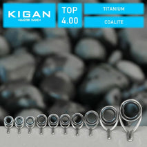 KIGAN Z Ring Guide Joran Set Kolam HT01 Titanium Top 4.0