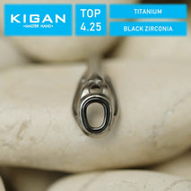 TOP Ring 4.25-1.8 KIGAN 5G Titanium TipTop Guide Joran Black Zirconia