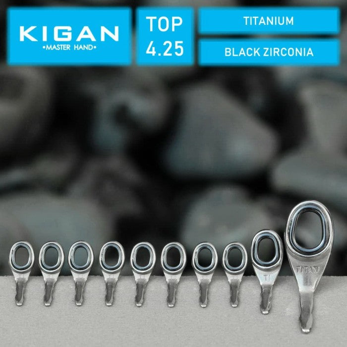 KIGAN 5G Ring Guide Joran Set Casting CT5G Titanium Super Ringan