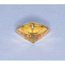 Mata Berlian Liontin Anting Trillion Kuning Emas 7 mm Cubic Zirconia