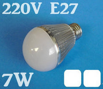 Lampu Bohlam 7W LED Casing Logam WHITE 14x SMD5730 E27 AC.220V -CG-