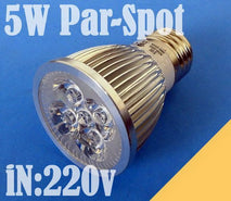 Led Spot 5W WARM PAR Sorot E27 5x1W AC.220V EpiStar -CG-