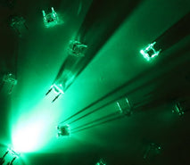 Piranha GREEN 5mm Superflux Dome 90 Degree 2500 mCd Satuan --