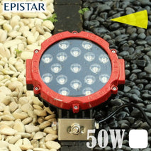 Work Light 17x3W LED 20-30 Degree 7 inch EpiStar 12-24V Merah Max50