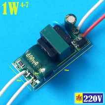 Driver 1W Bare 4-7pcs LED SERIES IN.AC.220V 320mA Arus Konstan