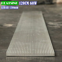 DIY 60W 120Cm Heatsink L.130mm T.9.5mm Aluminium Sirip Pendingin Led