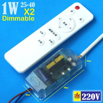 Dimmable Driver Dual 24-40pcs 1W Led Series IN.AC.220V 240mA Konstan