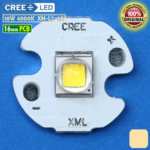 CREE 10W XM-L2 MoonLight 4000K XML2 T6 Mata Led Senter Tembak 16mm 3A