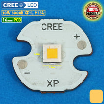 CREE 10W XP-L Hi Warm 3000K XPL Mata Led Senter Throw Tembak 16mm 3A