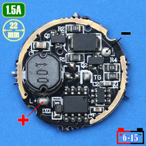 Mini 1.5A LED Driver Cree OWL HAWK Eye XPG XTE T6 MCP CSP 1860 15W 12V