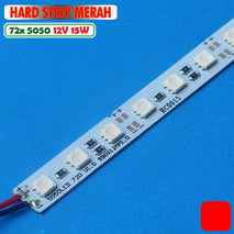 Hard Strip 99Cm MERAH 12V 15W 72x Led SMD 5050 Iklan Huruf Neon Box