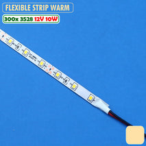 Flexible Strip WARM 5 Meter 12V 10W 300 Led 3528 Ambient Plafon Dekor