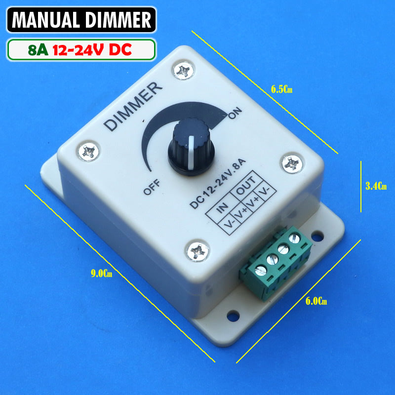 LedPoint 8COM00001 - Dimmer manuale per strisce led 12-24V 8A